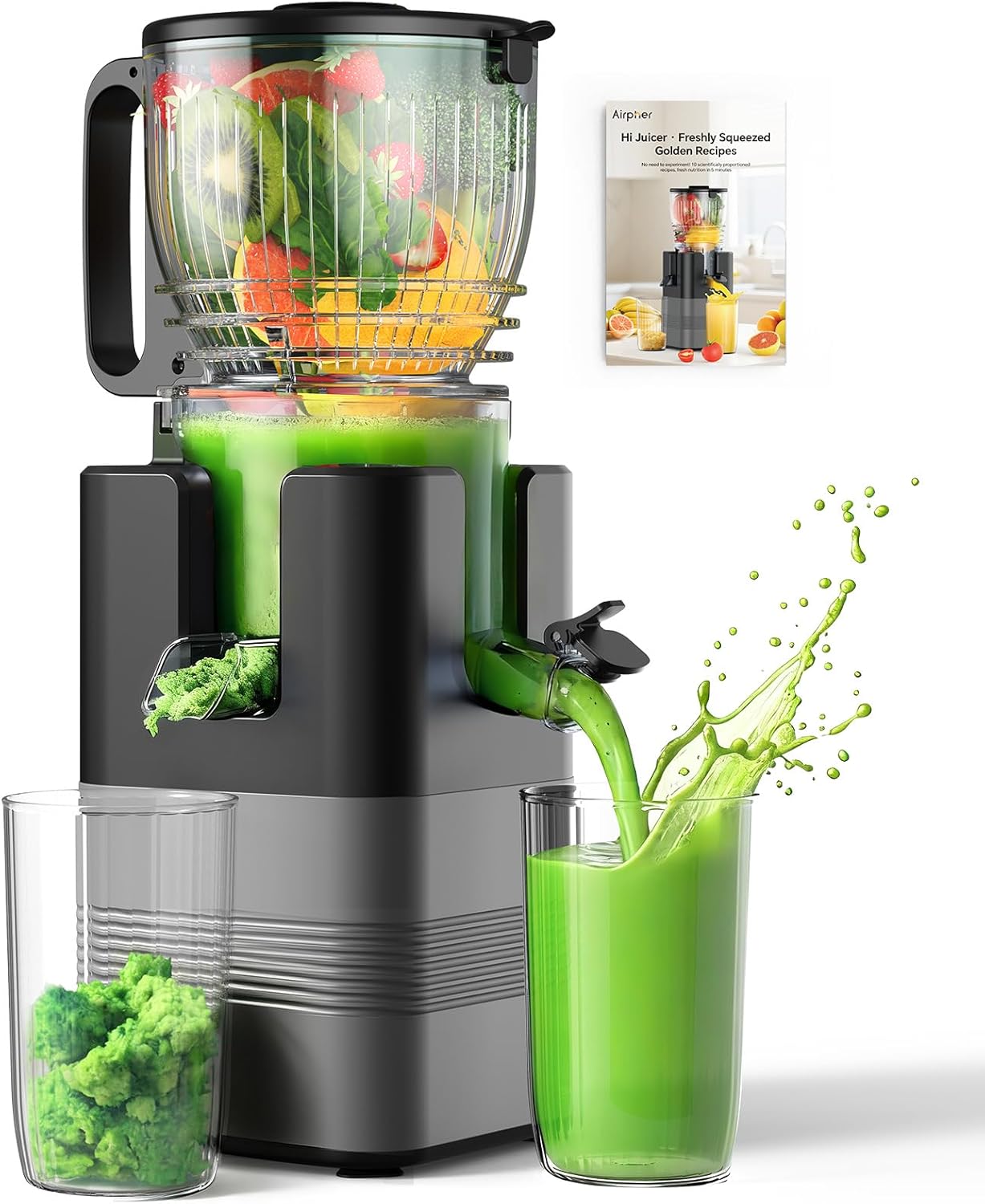 Cold Press Juicer - 400W Cold Press Juicer, 5.8