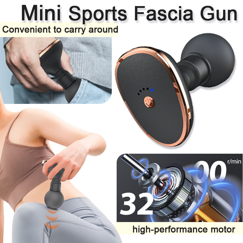 Health Wellness And Fitness - Electric portable small vibrating fascia gun