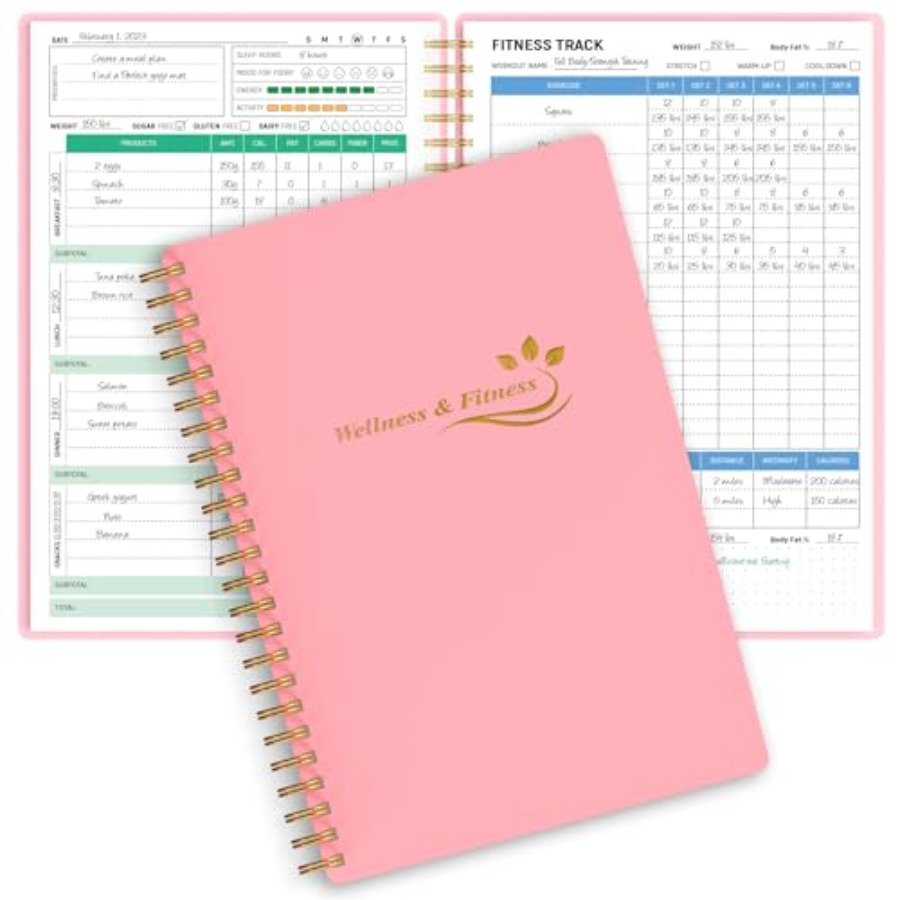 Health Wellness Login - Wellness Planner and Fitness Log -
