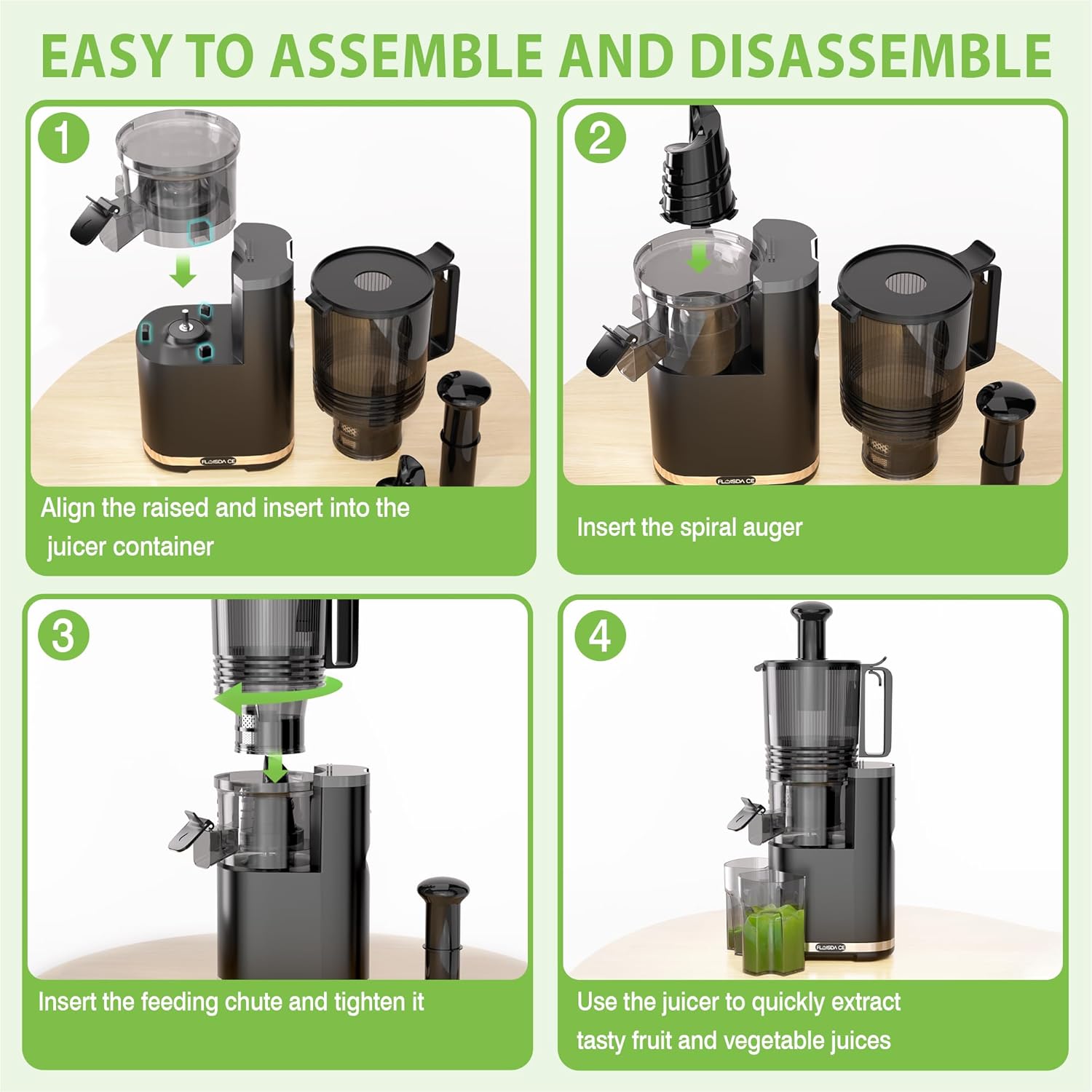Cold Press Juicer, 6.5