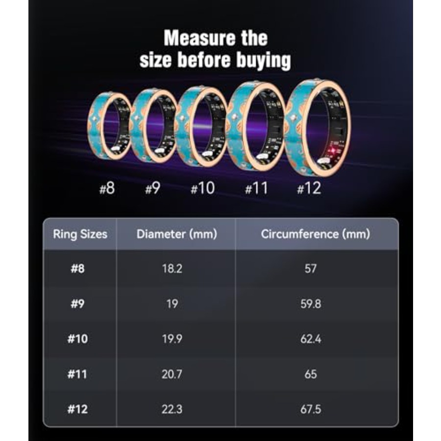 7 Gen Diamond Smart Ring for W – Health Wellness Industries Bewertung und Preis