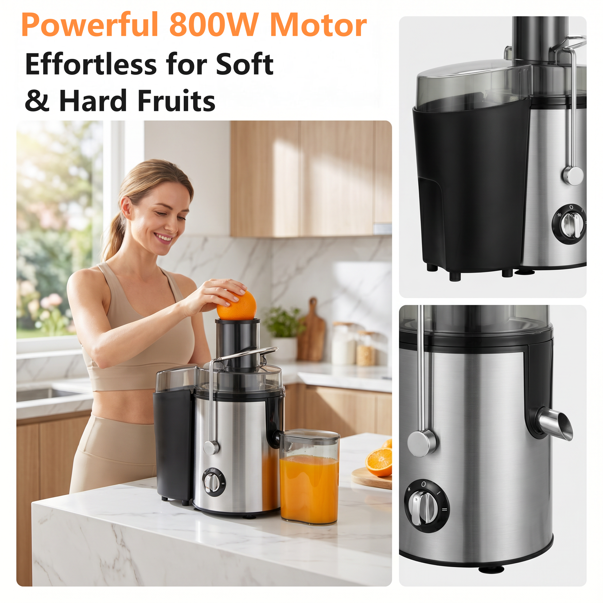 Electric Juicer Fruit Vegetabl – Cold Press Juicer Bewertung und Preis